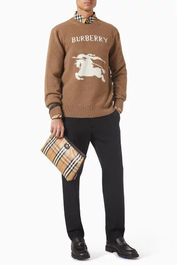 حافظة هايلاندز قنب بنقشة مربعات