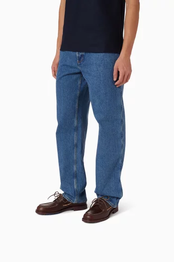 حذاء تشارم روغ بأربطة وشعار الفروسية جلد