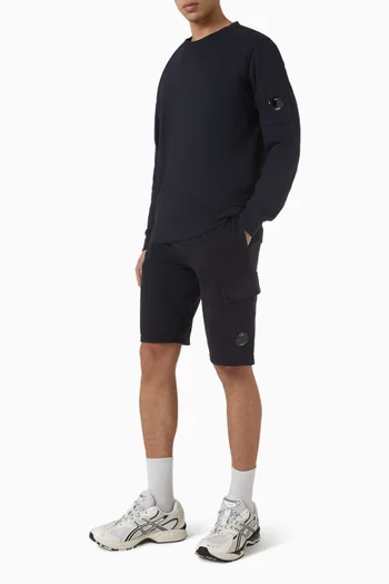 Lens Shorts in Light Fleece