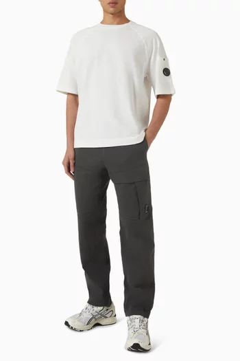 Short Sleeve Sweatshirt in Light Fleece