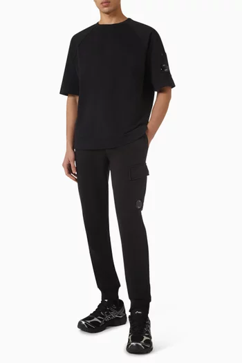 Short Sleeve Sweatshirt in Light Fleece