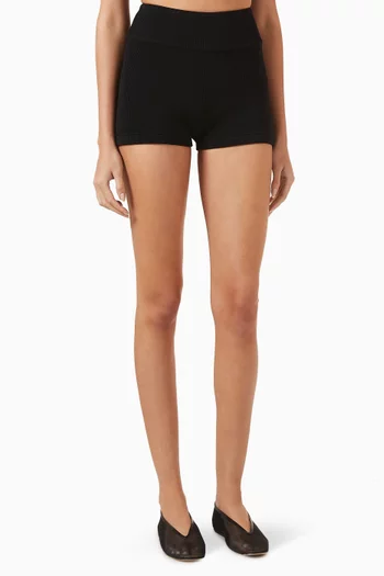 Sol Knit Shorts in Viscose Blend