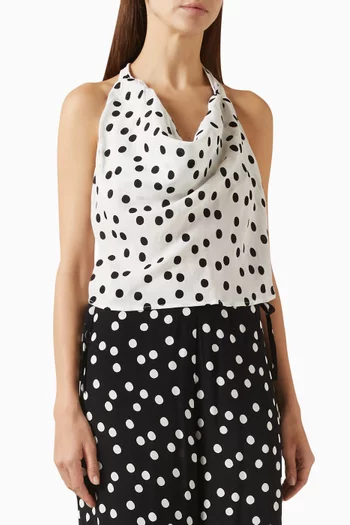 Serene Low-back Top in Rayon