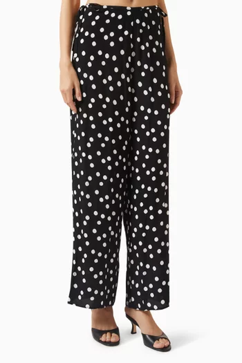 Serene Wide-leg Pants in Rayon