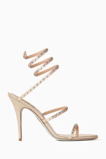 Cleo Star 100 Sandals in Satin