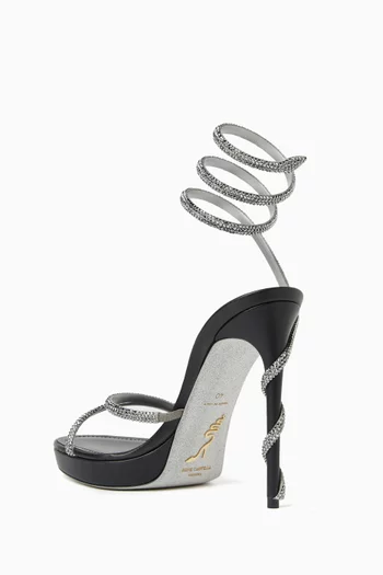 Margot 120 Platform Sandals in Leather