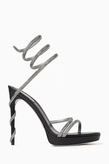 Margot 120 Platform Sandals in Leather