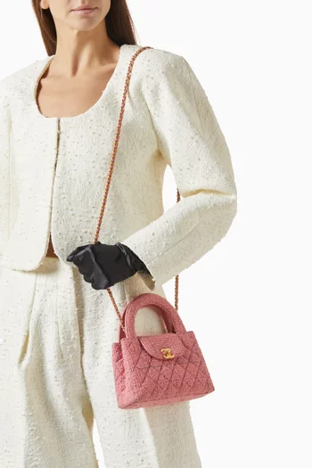 Small Kelly Shopper Bag in Tweed