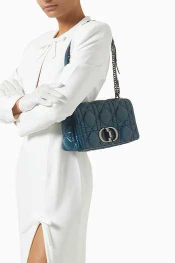 Medium Caro Bag in Macrocannage Calfskin