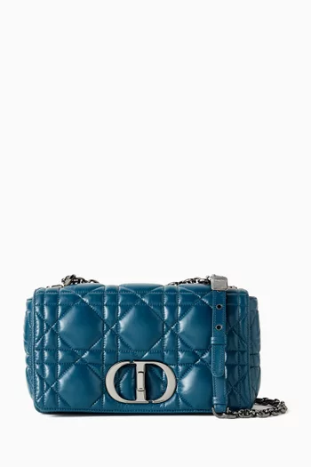 Medium Caro Bag in Macrocannage Calfskin