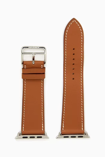 Apple Watch Band Single Tour in Calfskin Leather, 44mm