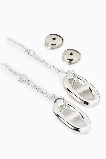 أقراط فاراندول متوسطة فضة إسترلينية عيار 925 غير مستعملة