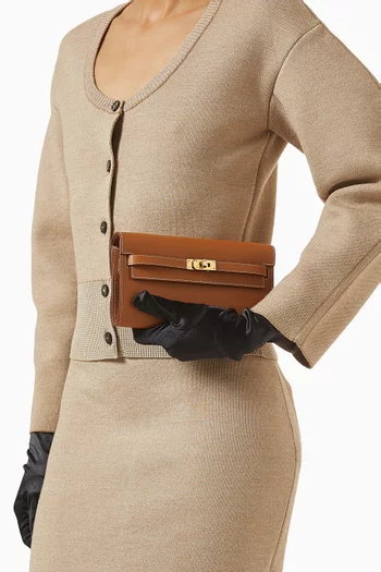 Unused Kelly To Go Gold in Epsom Leather