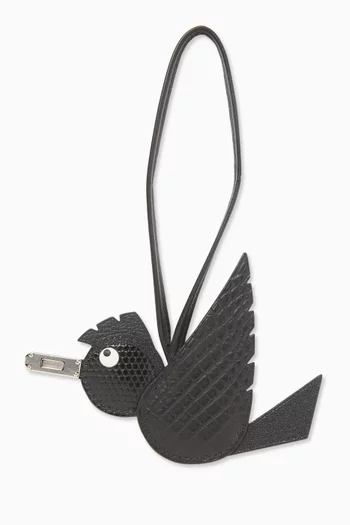 Unused Birdy Bag Charm in Mysore Goatskin