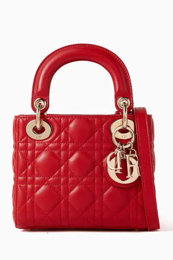 Mini Lady Dior Bag in Lambskin Leather