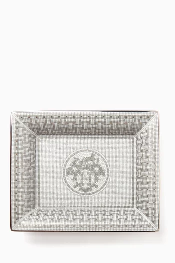 Unused Mosaique AU 24 Platinum Change Tray in Porcelain