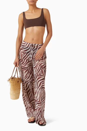 Riley Sheer Pants in Mesh