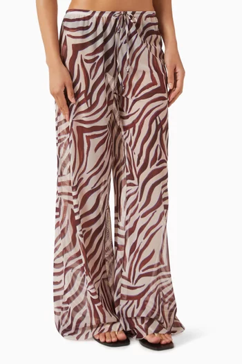 Riley Sheer Pants in Mesh