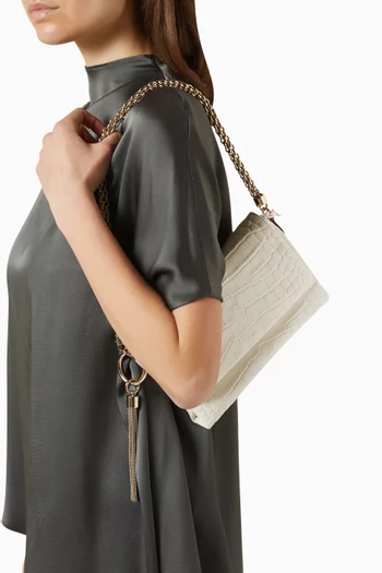 Callie Flap Shoulder Bag in Leather