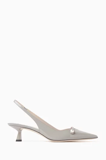 Amita 45 Slingback Pumps in Patent Leather