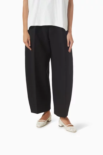 Elisa Ballerina Pumps in Perforated Nappa Lace