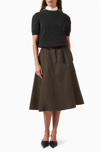 Embellished Sweater in Cashmere-wool