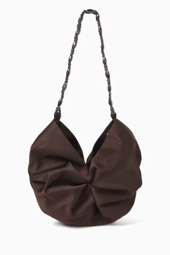 Small Rosh Tote Bag in Satin