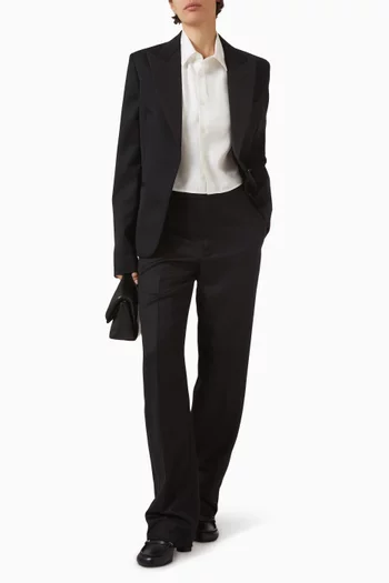 قميص قصير حرير وتويل