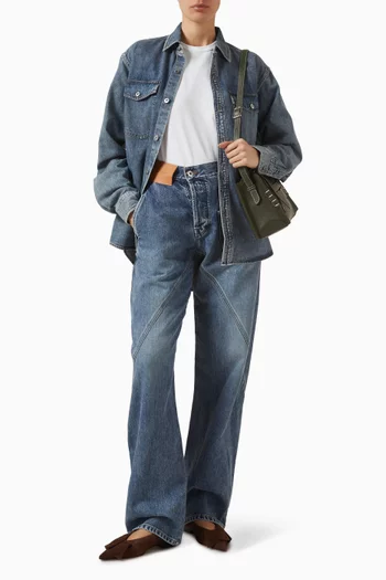 Oversized Shirt in Denim