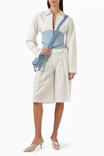 Nina Corset Blazer in Cotton