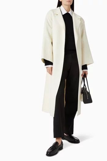 Suza Belted Coat in Wool