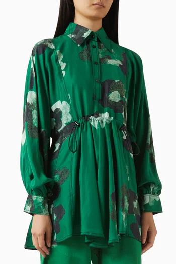 قميص تشيري بنقشة