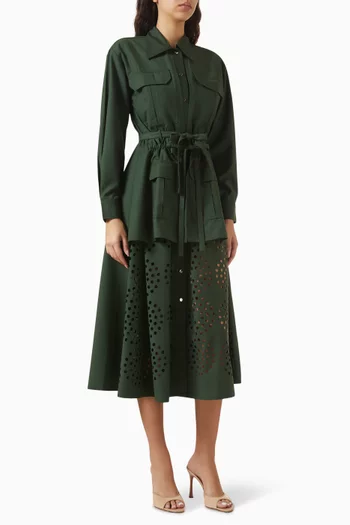 فستان اليانور متوسط الطول