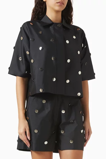 قميص جوليا 2‏ مطرز