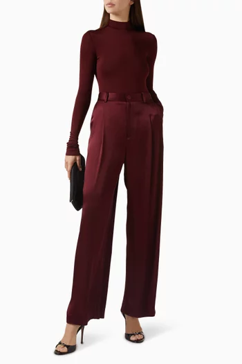 Mockneck Bodysuit in Jersey