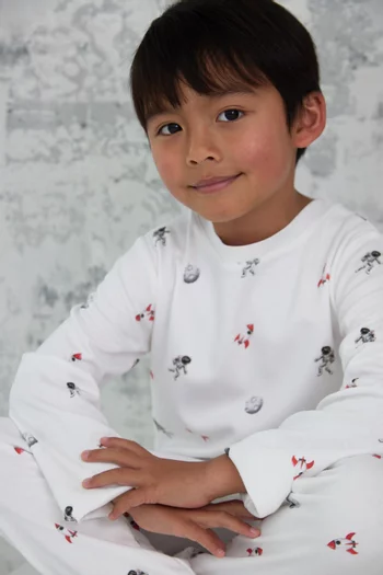 Space Pyjama Set in Bamboo & Cotton