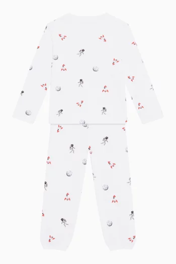 Space Pyjama Set in Bamboo & Cotton