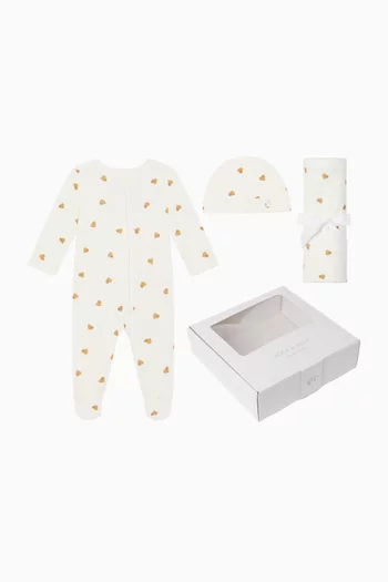Heart New Arrival Gift Set in Bamboo & Cotton