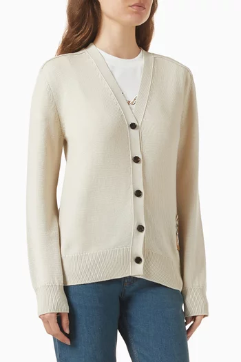 كارديغان منسوج من صوف