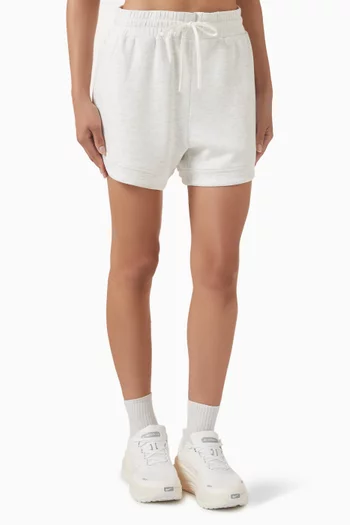 شورت أولي بخصر مرتفع 3.5‏ بوصة قماش دابل سوفت