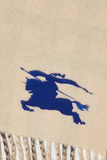 Reversible Scarf in Jacquard Cashmere