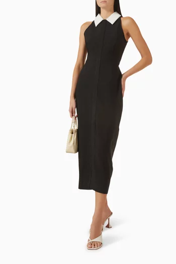 فستان ديفون متوسط الطول