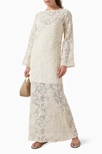 فستان فالنتاين طويل دانتيل