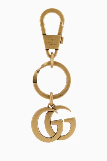 Double G Keychain in Metal