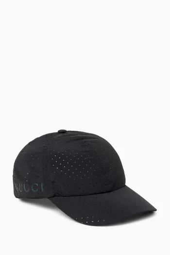 Printed Baseball Hat in Cotton