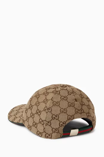 GG Baseball Cap in Canvas