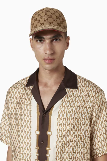 GG Baseball Cap in Canvas