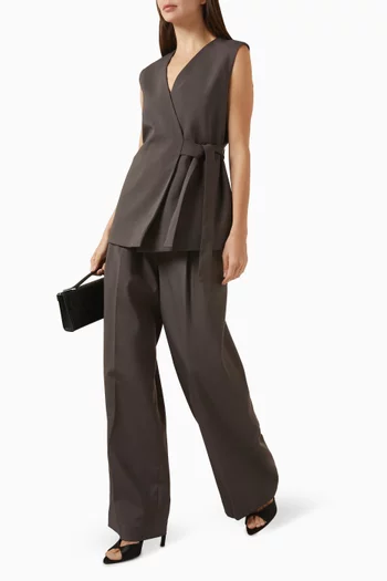 Belted Waistcoat Vest