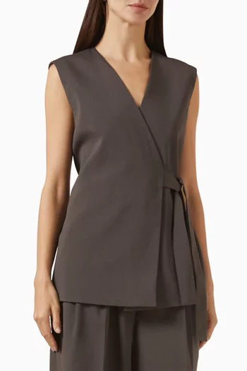 Belted Waistcoat Vest