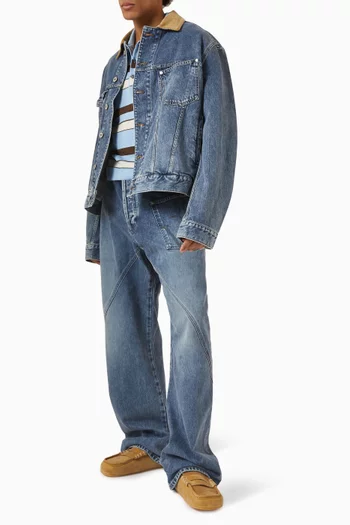 Twisted Workwear Jeans in Denim